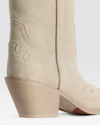 VELOURSLEDER WESTERN STIEFEL