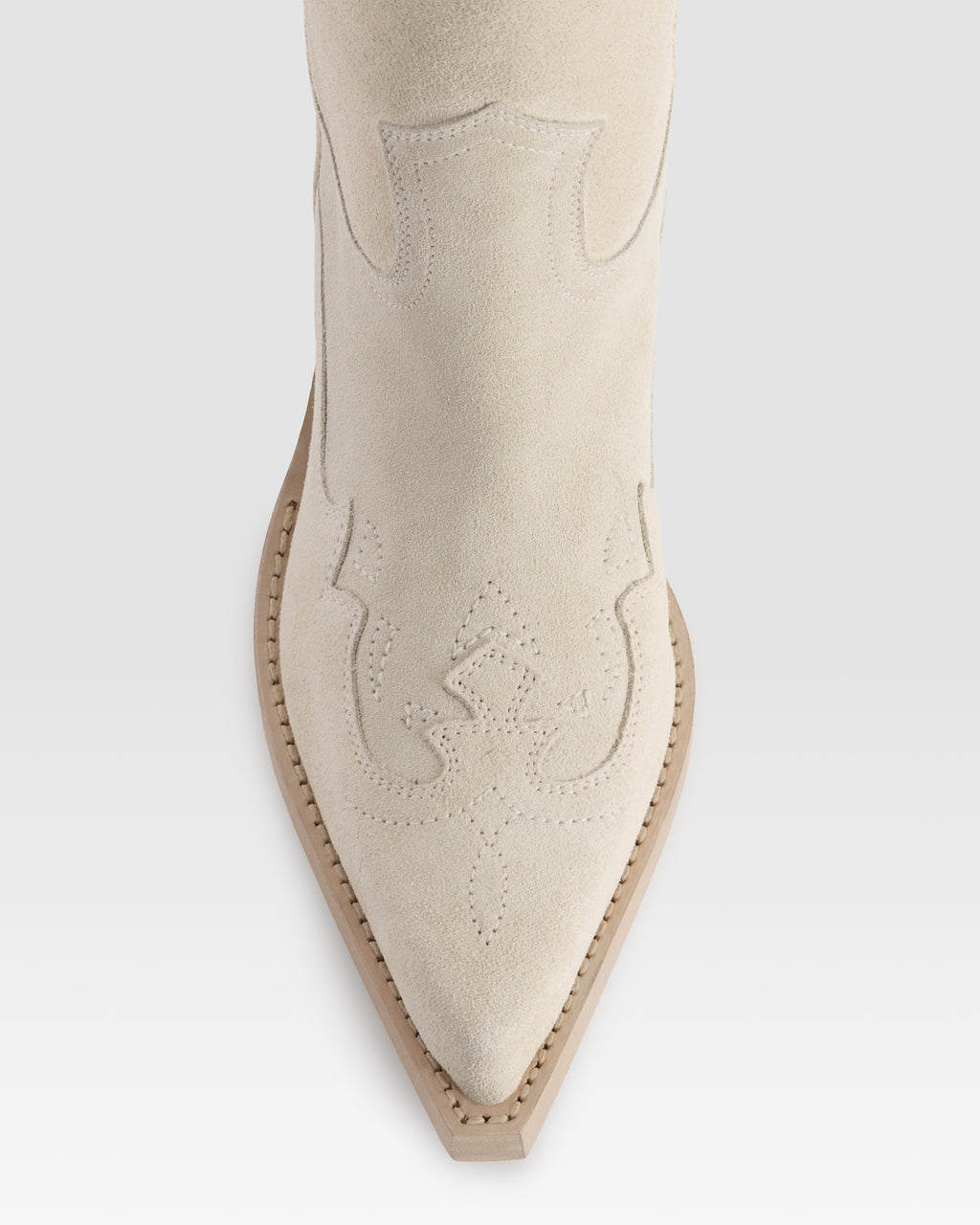 VELOURSLEDER WESTERN STIEFEL