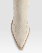 VELOURSLEDER WESTERN STIEFEL