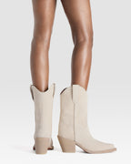 SUEDE WESTERN BOOT