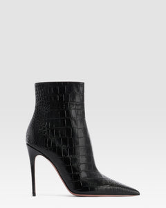KROKO-PRINT ANKLE BOOT