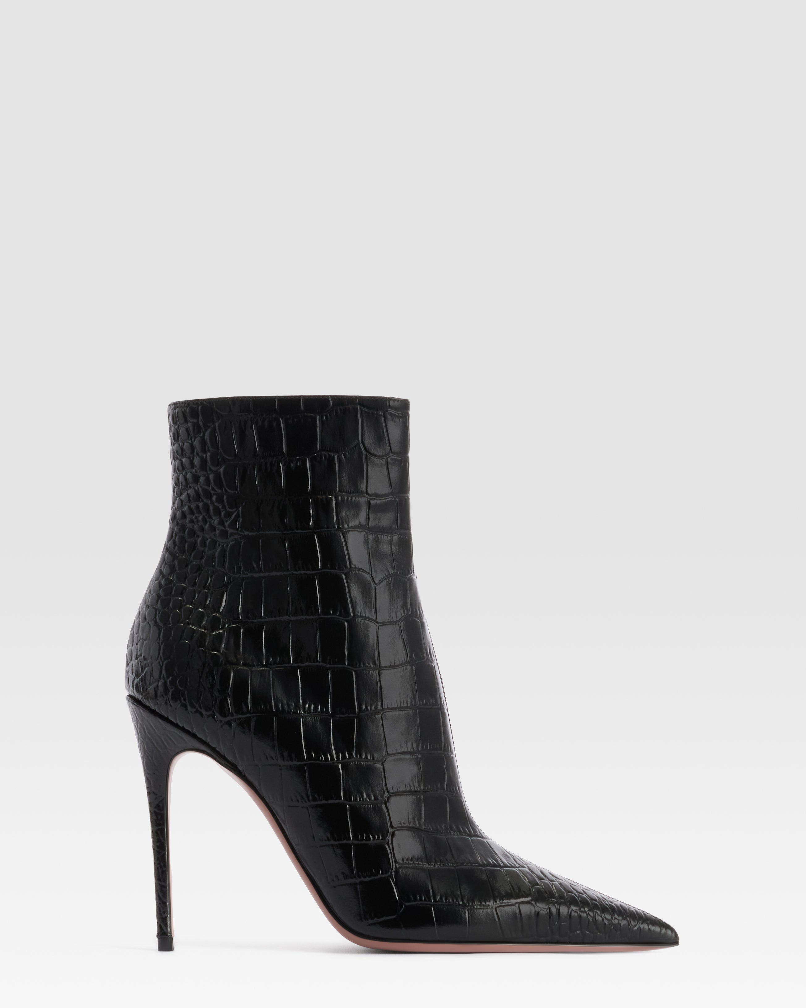 KROKO-PRINT ANKLE BOOT