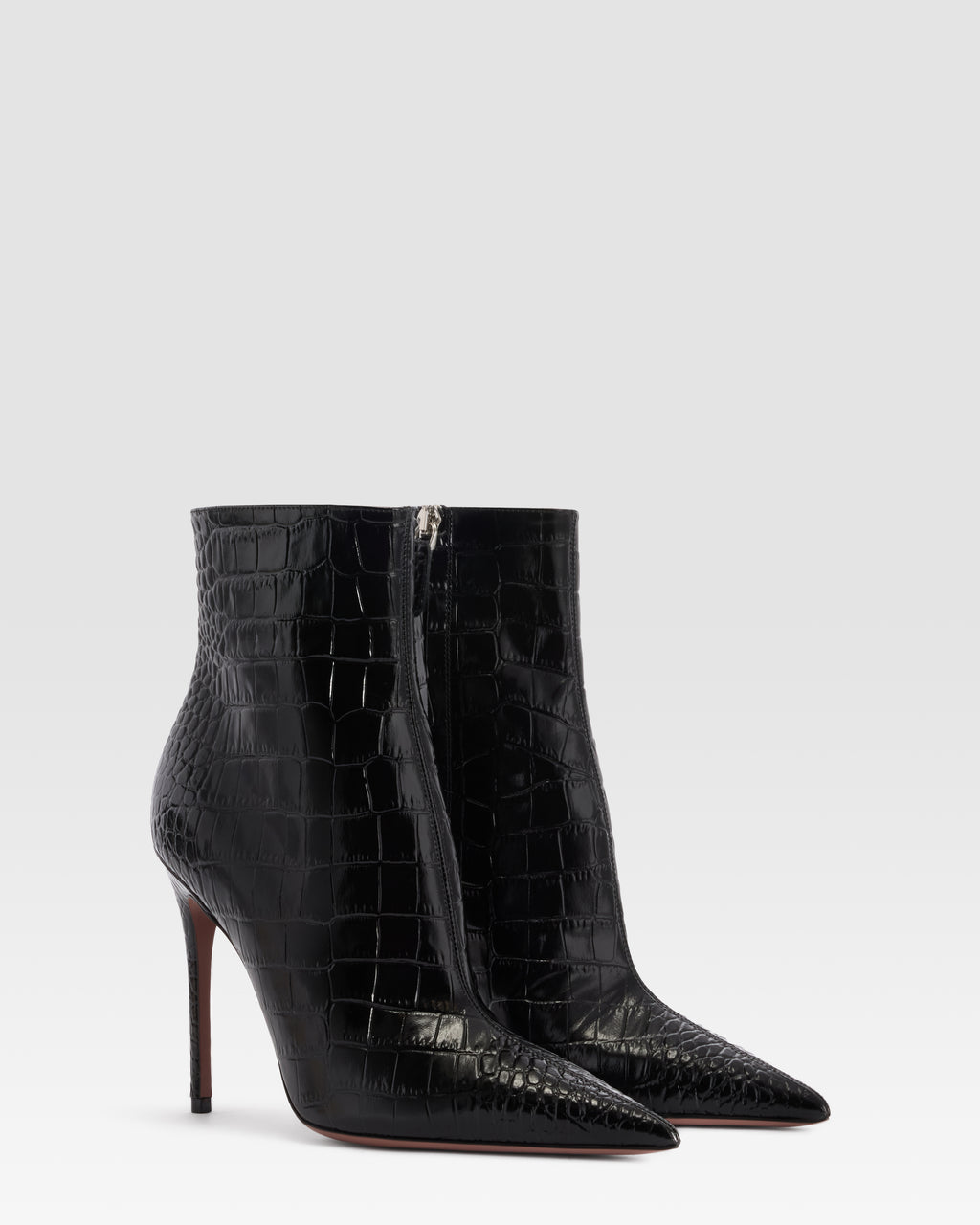 KROKO-PRINT ANKLE BOOT