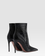 KROKO-PRINT ANKLE BOOT