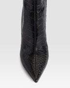 KROKO-PRINT ANKLE BOOT