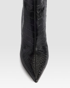 KROKO-PRINT ANKLE BOOT