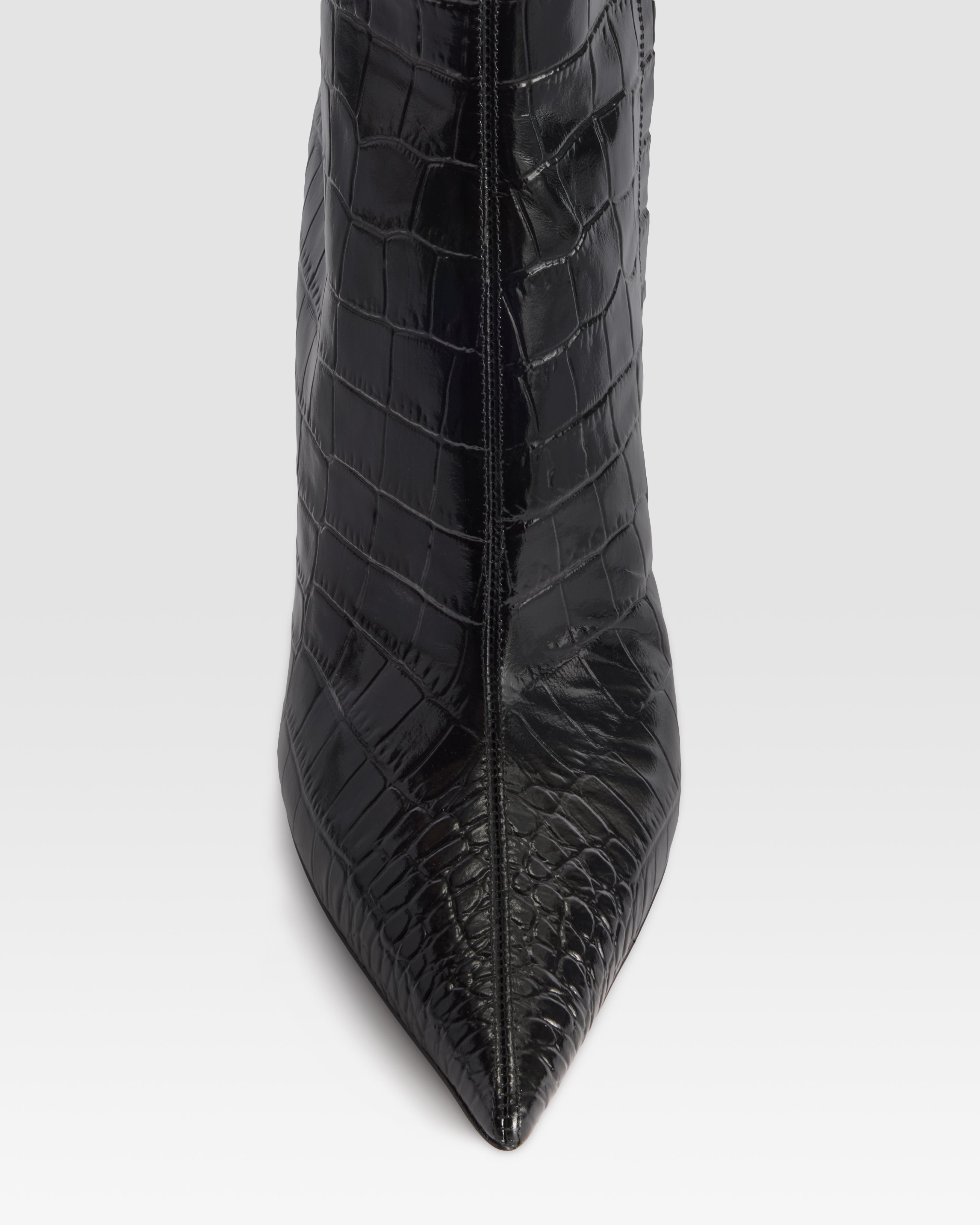 KROKO-PRINT ANKLE BOOT
