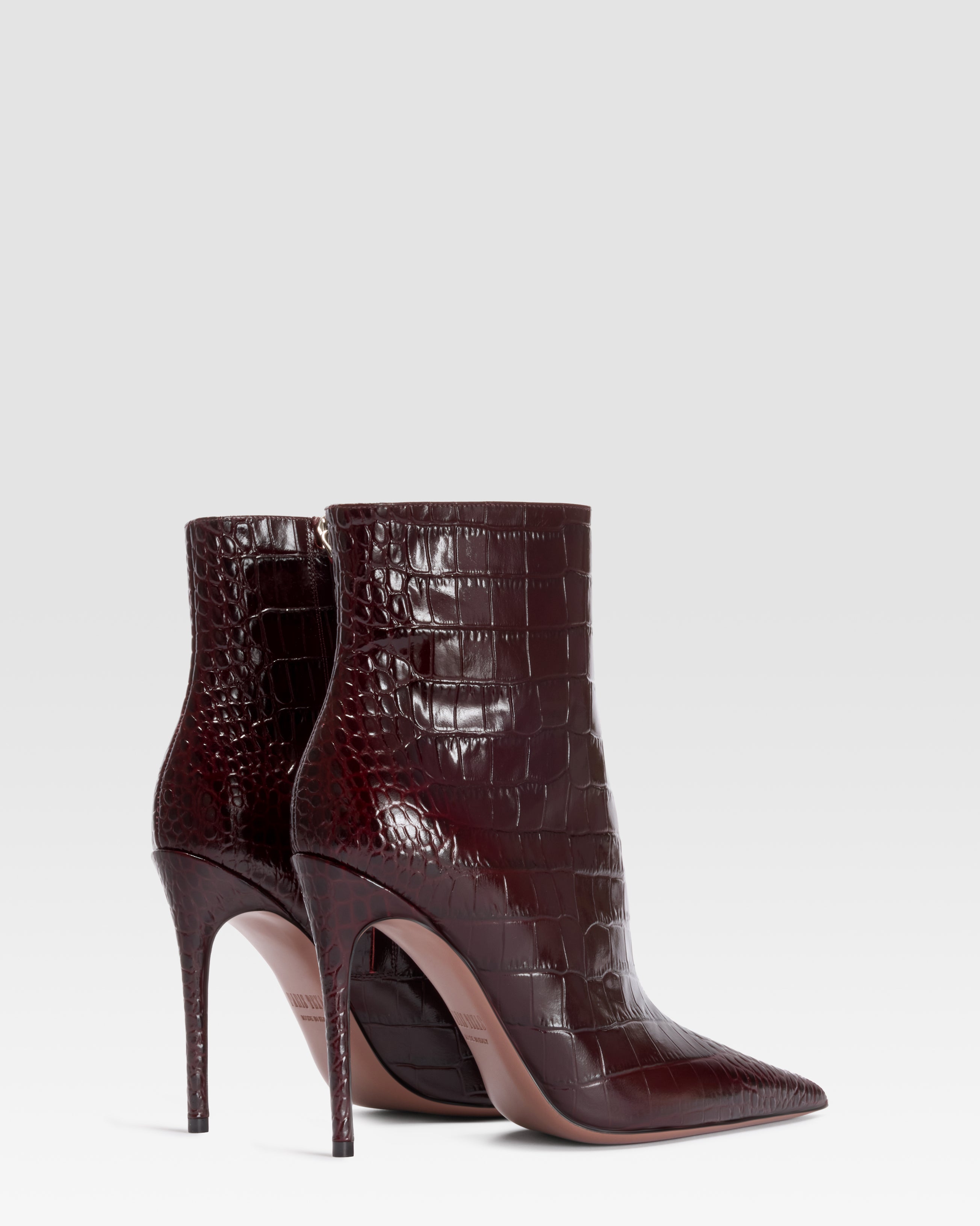 KROKO-PRINT ANKLE BOOT