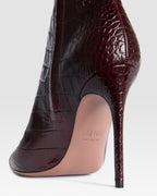 CROCO-PRINT ANKLE BOOT