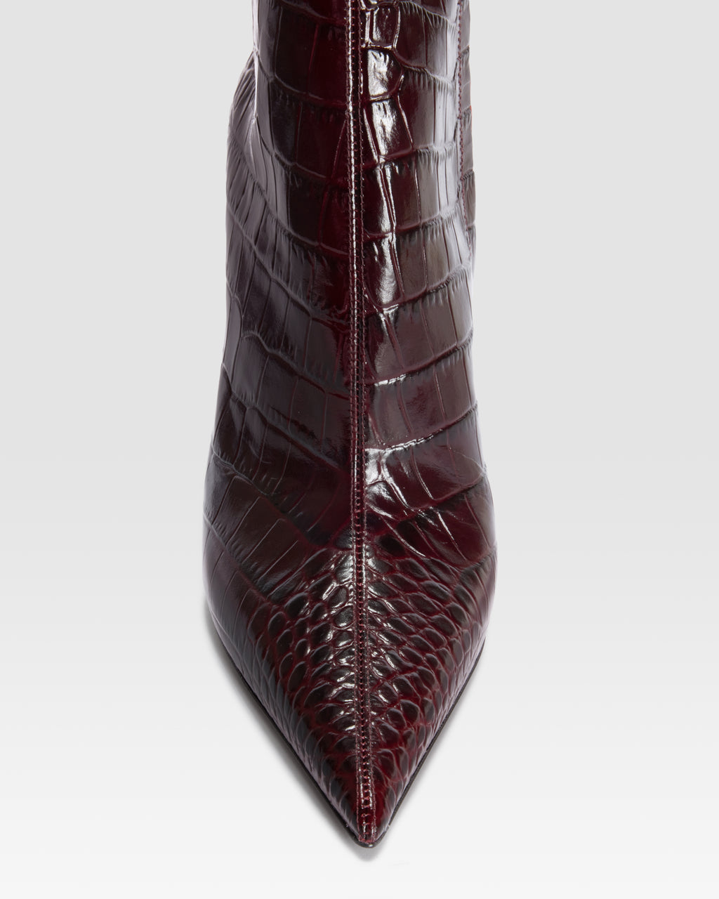 CROCO-PRINT ANKLE BOOT