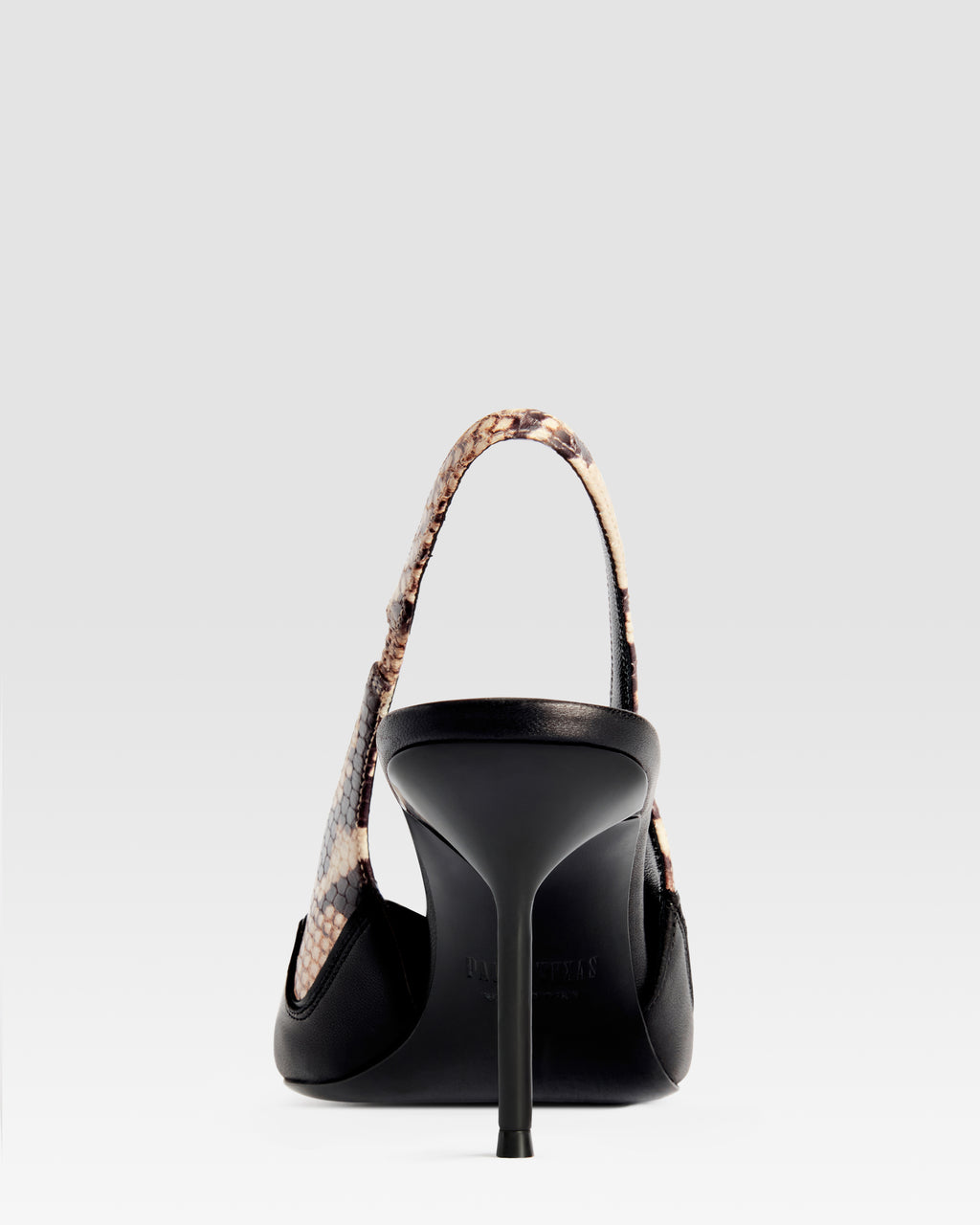 SLINGBACK IN NAPPA CON RICAMO CUT-OUT E INTARSI A CUORE