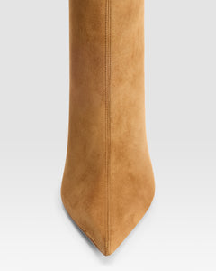 SUEDE BOOT WITH SOFT FURRY BAND