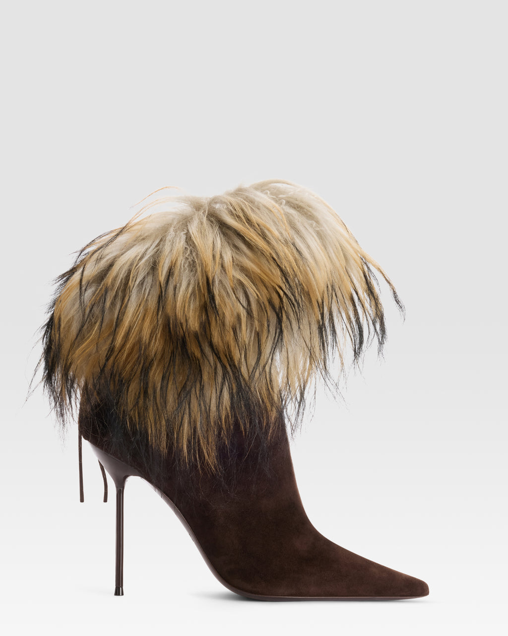 SUEDE ANKLE BOOT LINED IN SOFT FUR
