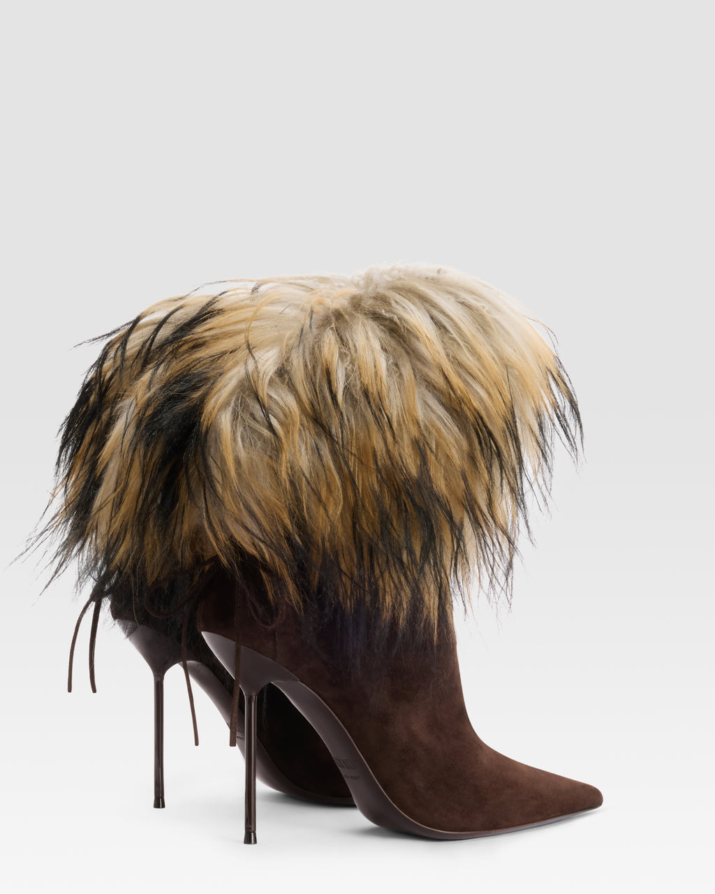 SUEDE ANKLE BOOT LINED IN SOFT FUR