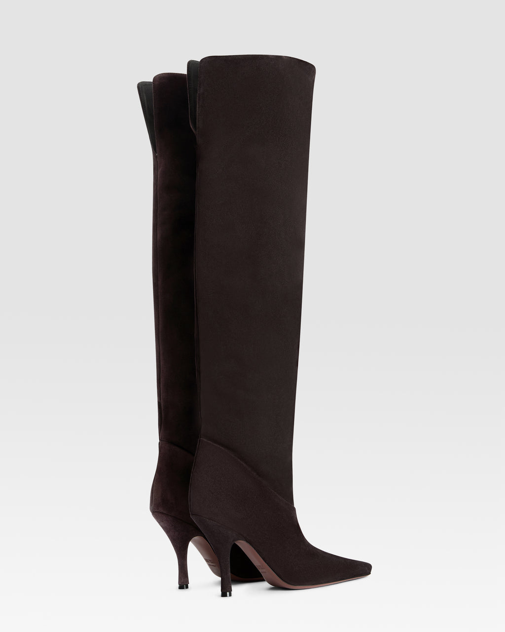OVER-THE-KNEE VELOURSLEDERSTIEFEL
