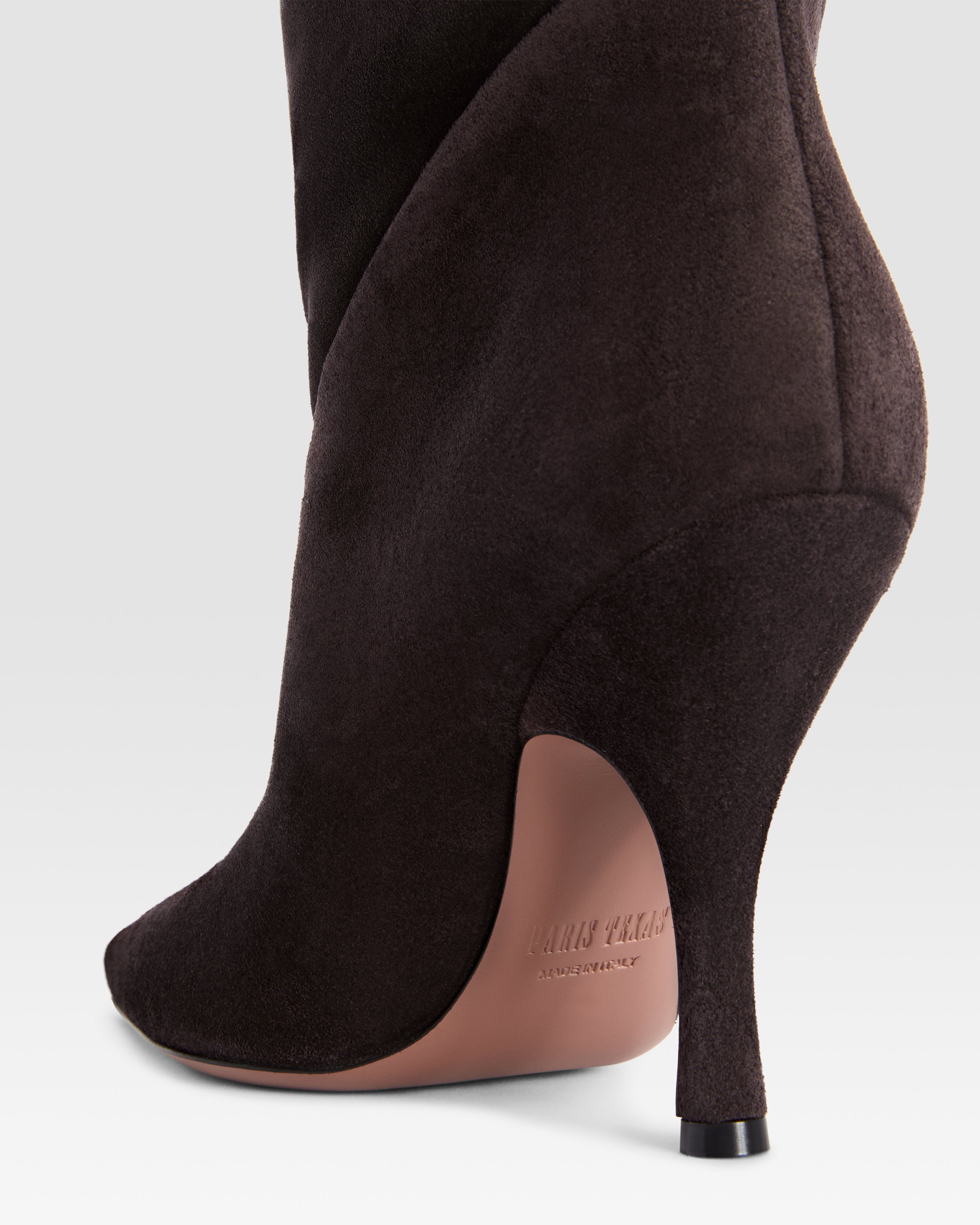 OVER-THE-KNEE VELOURSLEDERSTIEFEL