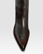 BRUSHED LEATHER WESTERN BOOT