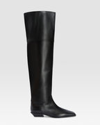 BOTTE CUISSARDE EN CUIR
