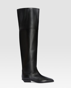 BOTTE CUISSARDE EN CUIR