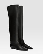 BOTTE CUISSARDE EN CUIR