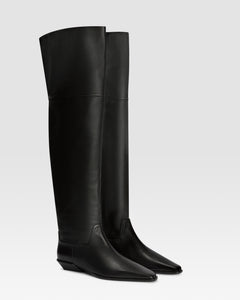 BOTTE CUISSARDE EN CUIR