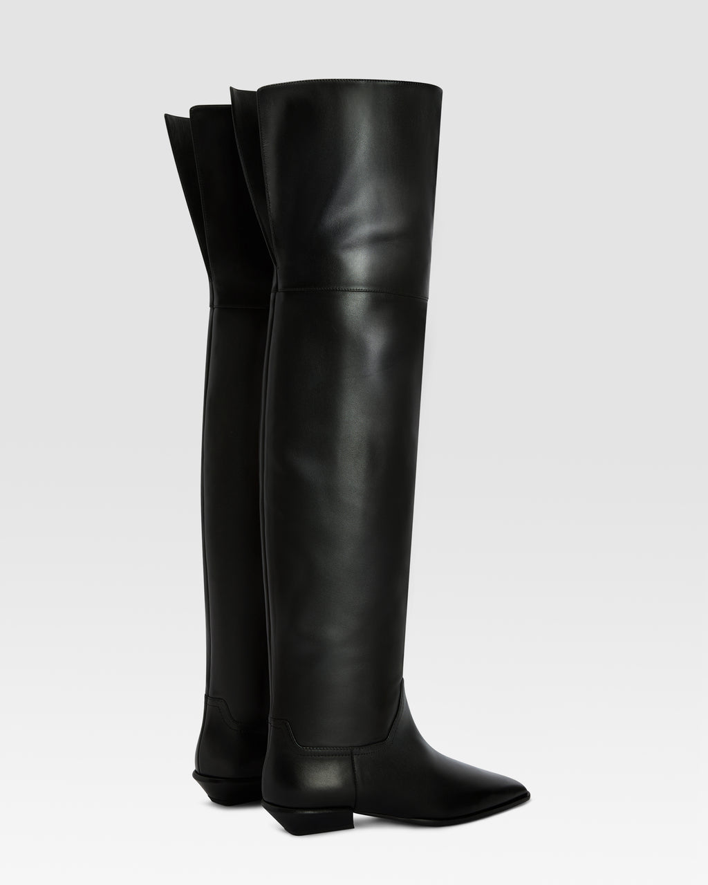 BOTTE CUISSARDE EN CUIR