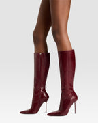PYTHON-PRINT LEDERSTIEFEL MIT CUT-OUT-EFFEKT