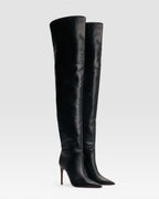 BOTTE CUISSARDE EN CUIR
