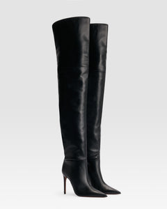BOTTE CUISSARDE EN CUIR