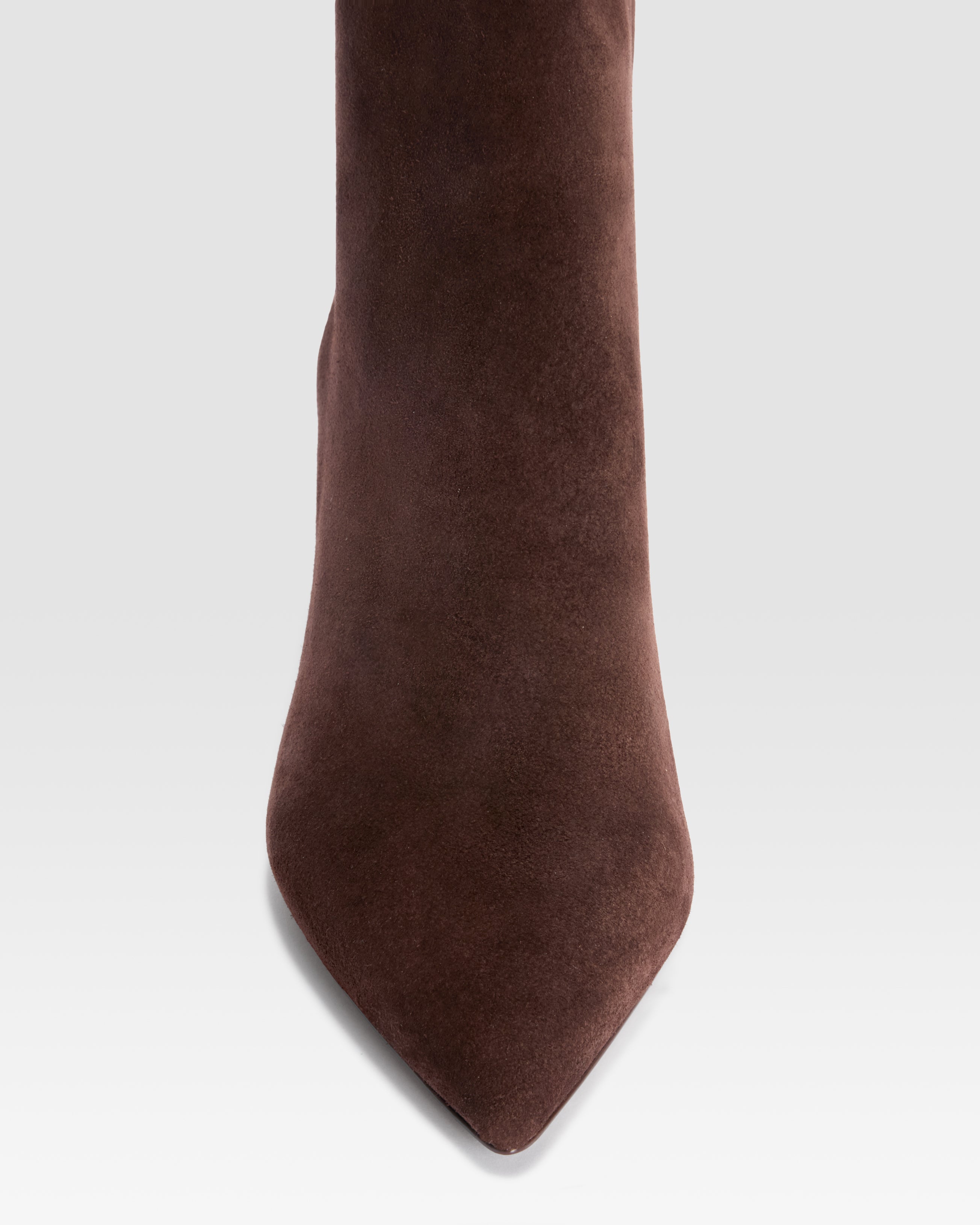 VELOURSLEDER ANKLE BOOT