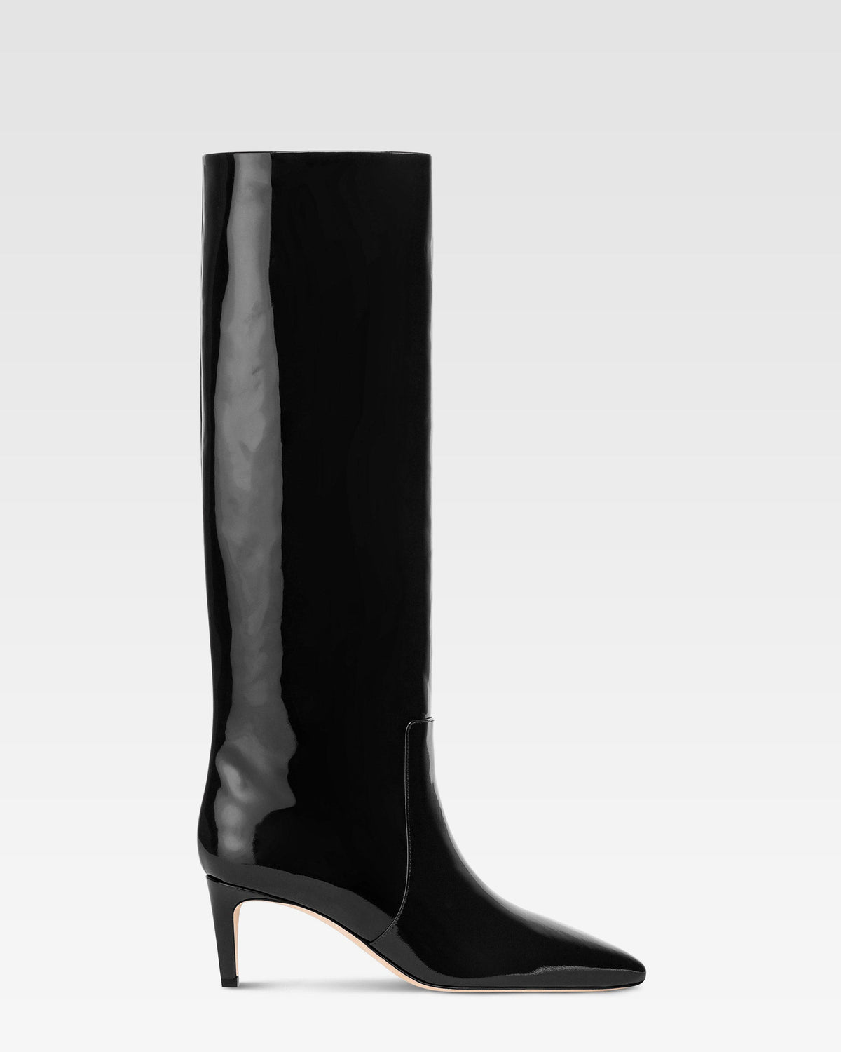 Lacklederstiefel