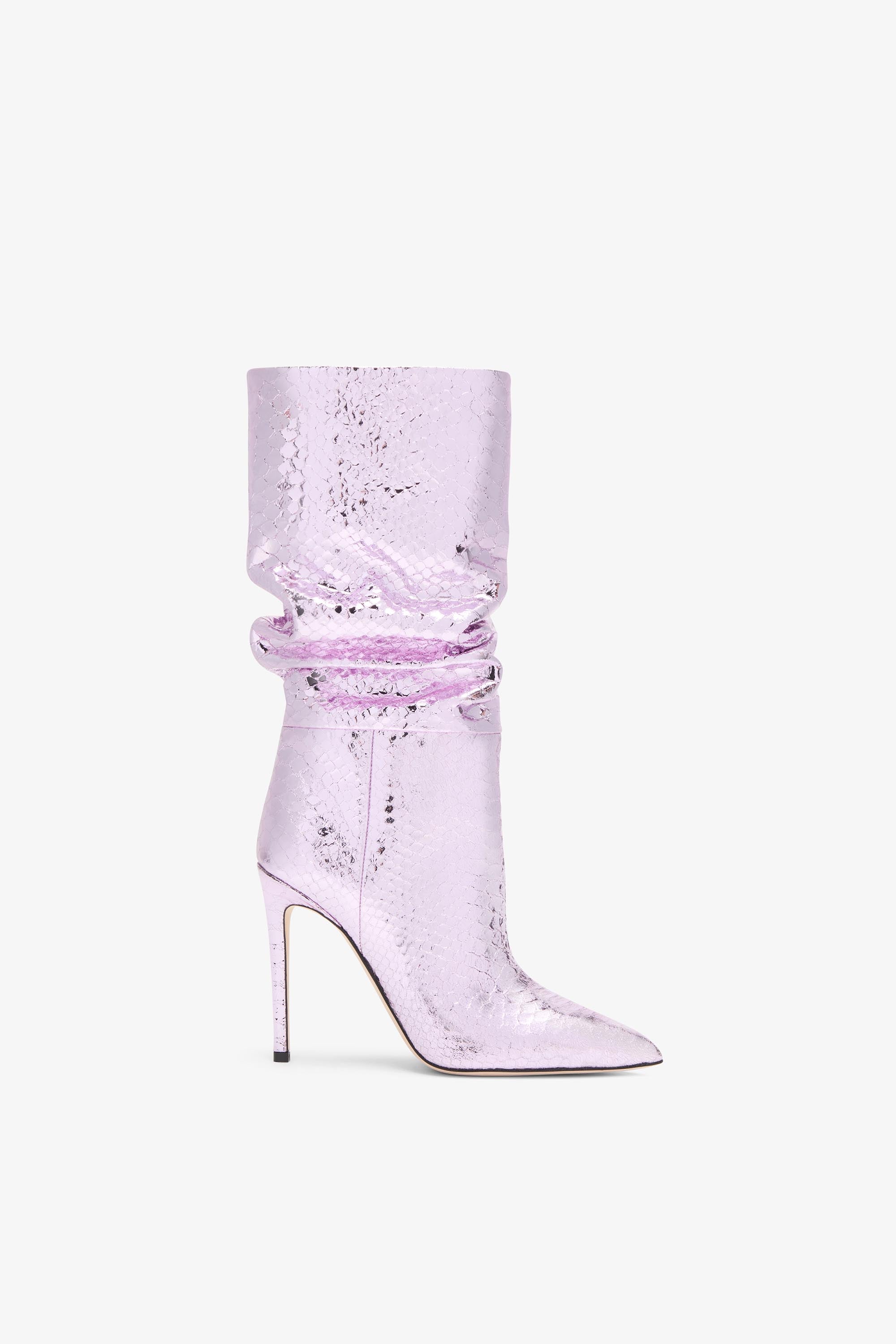 Pink clearance slouchy boots