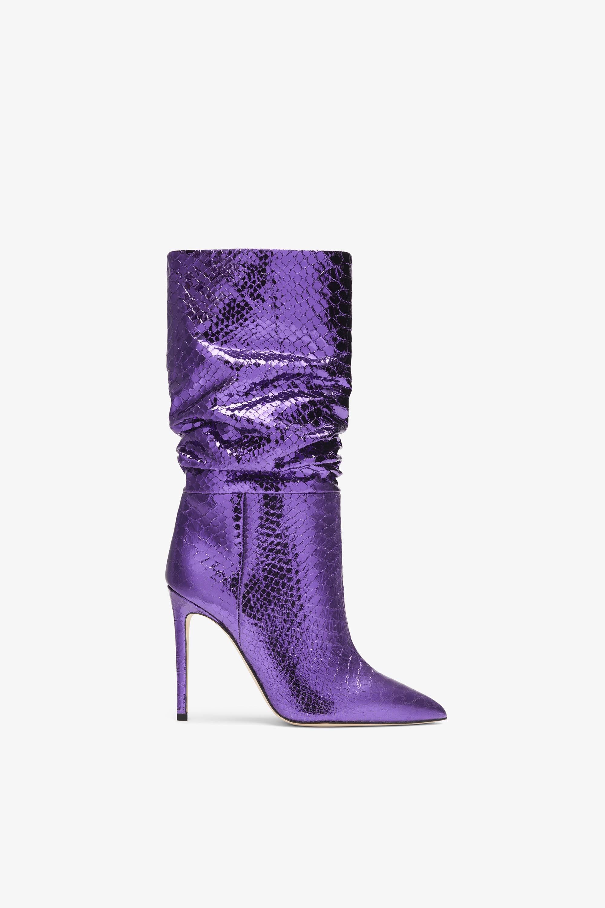 Metallic hotsell purple boots