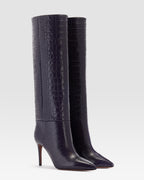KROKO-PRINT STIEFEL
