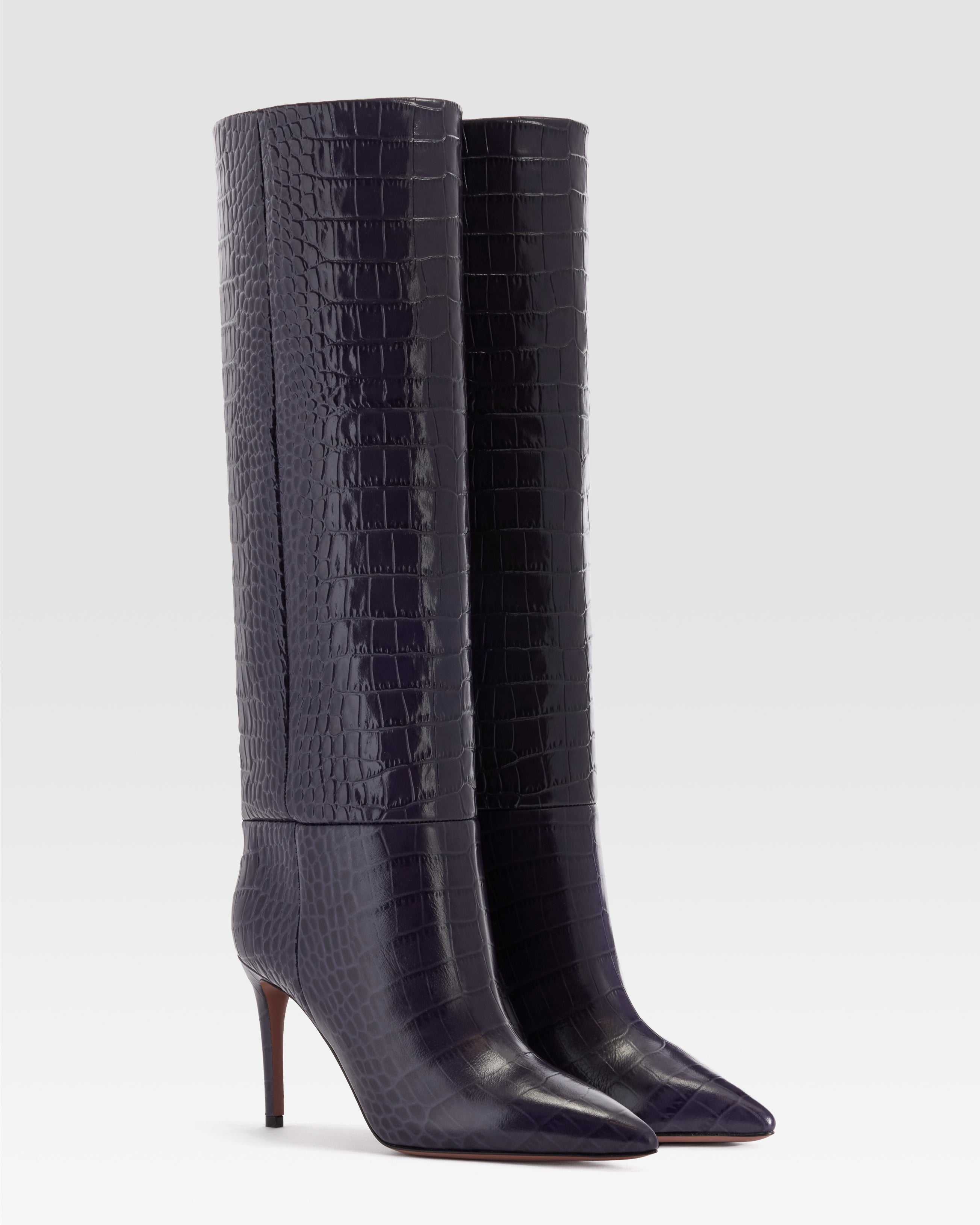 KROKO-PRINT STIEFEL