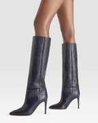 KROKO-PRINT STIEFEL