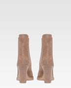 Velourslederstiefeletten