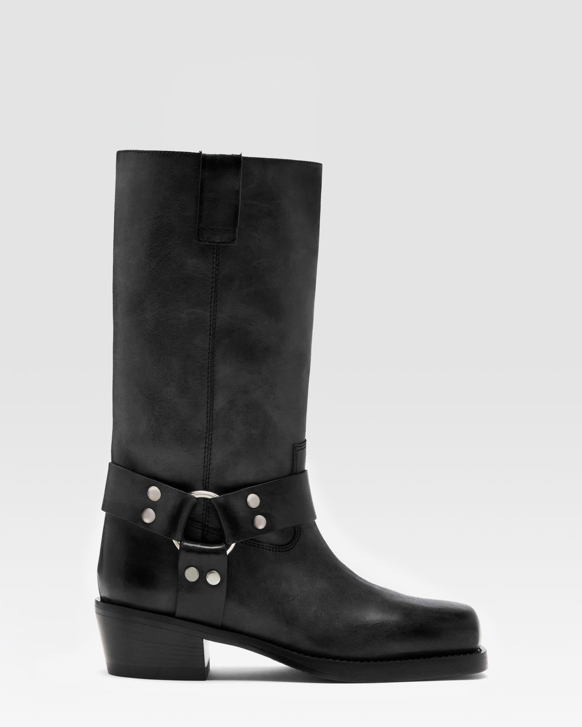 Leather boot