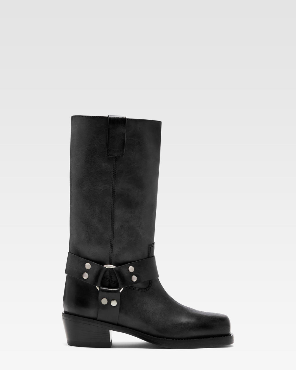 Botas de napa negra