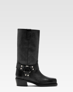 Botas de napa negra