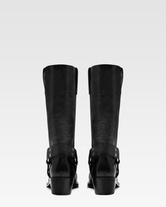 Botas de napa negra