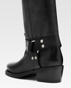 Botas de napa negra