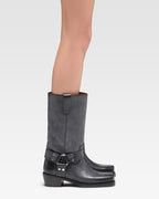 Botas de napa negra