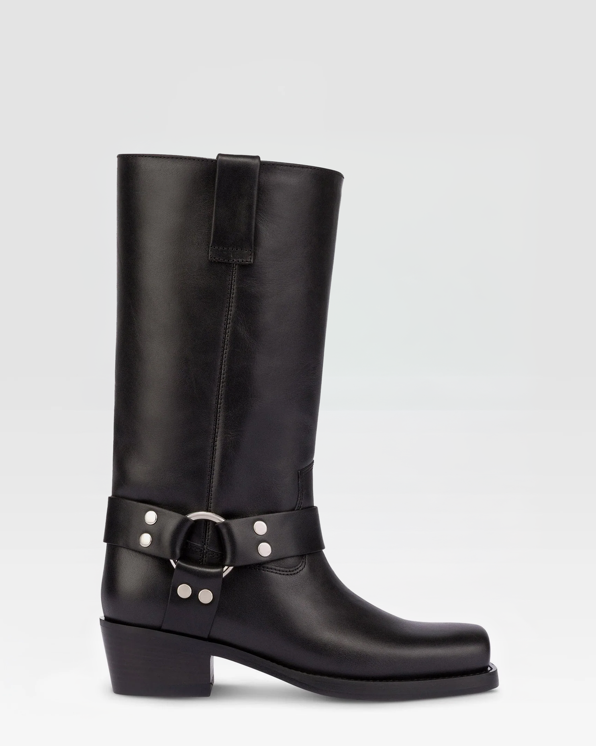 Leather boot