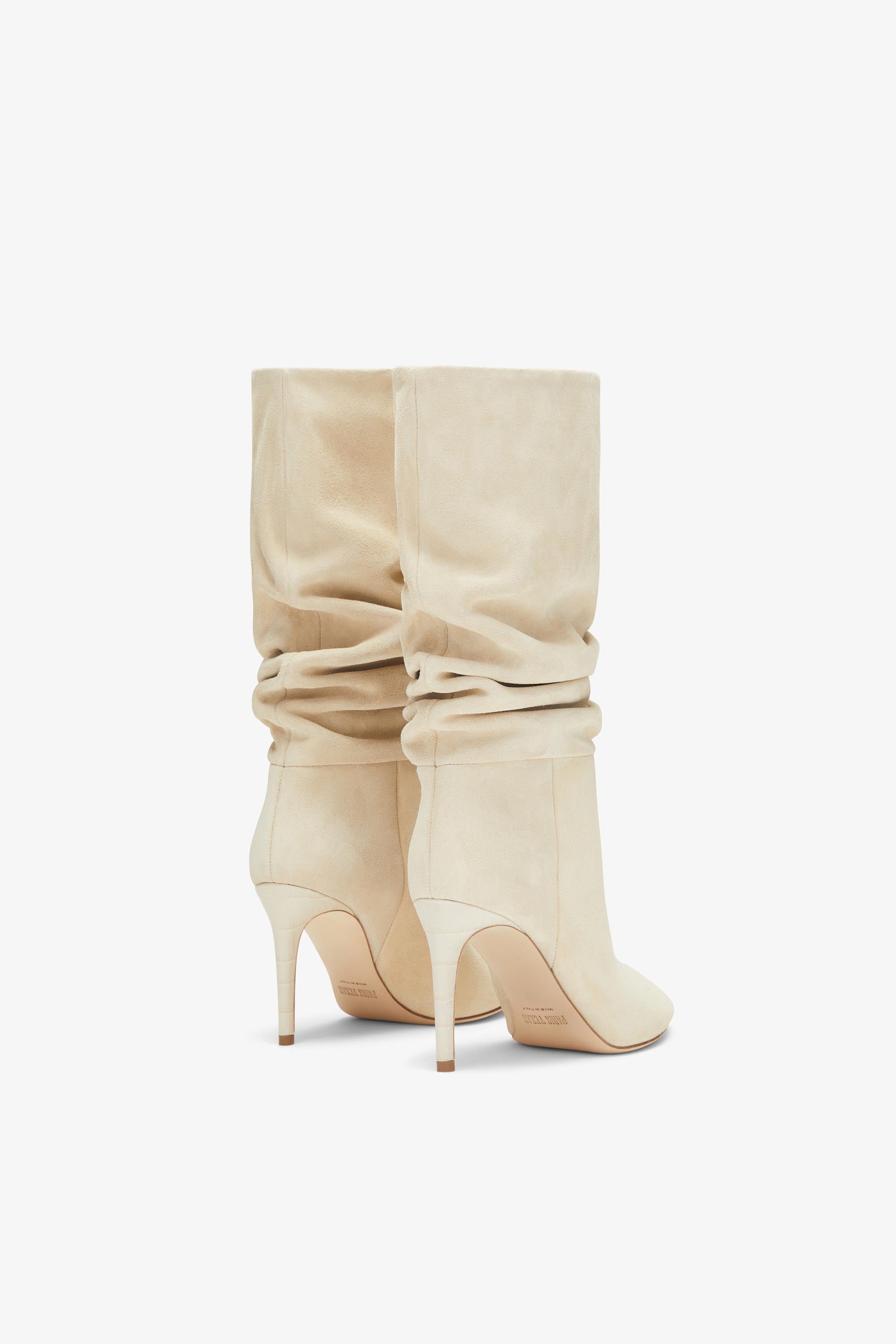 Slouchy on sale suede booties