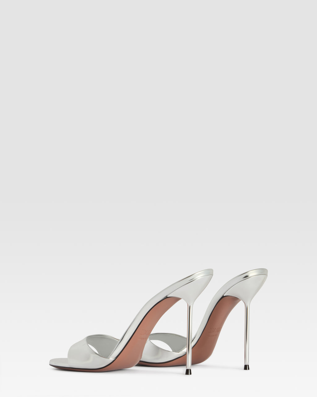 MIRRORED LEATHER MULE