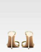 Mule de piel espejo