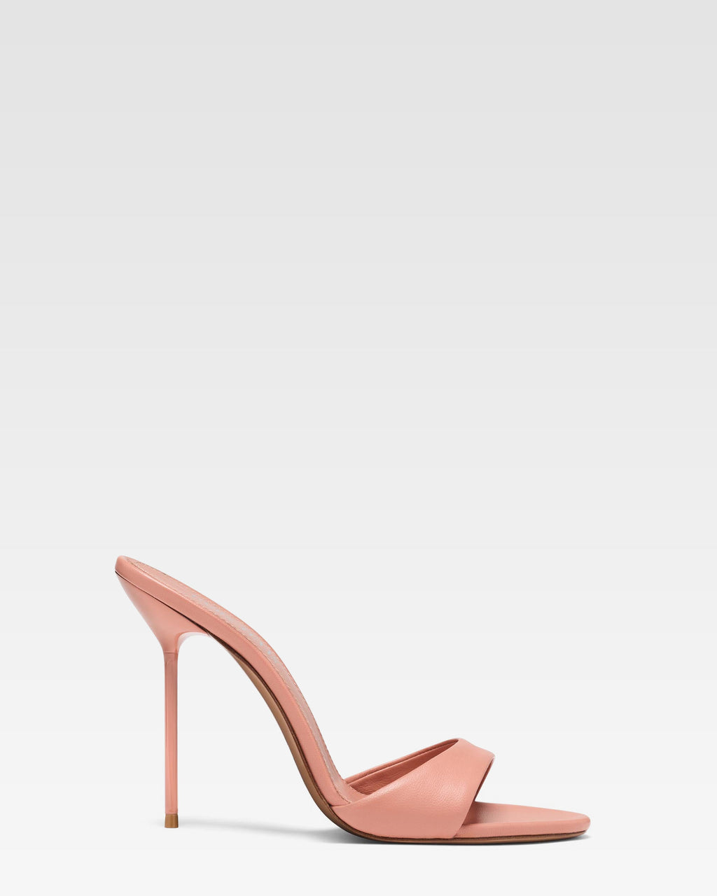 Mule de piel rosa Texas