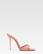 Mule de piel rosa Texas