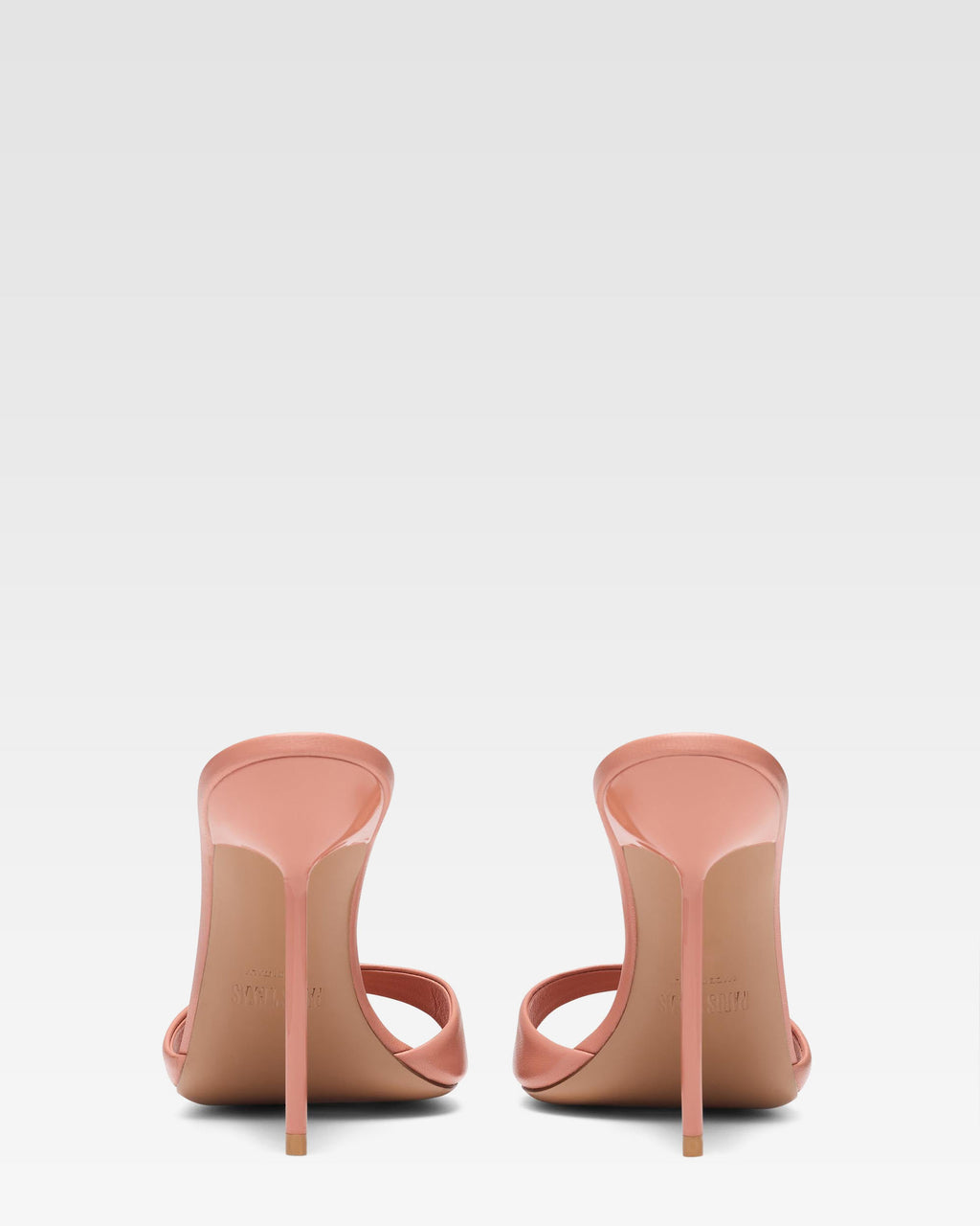 Mule de piel rosa Texas